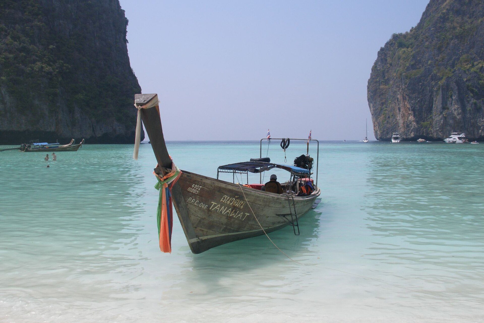 Ko Phi Phi Leh was the backdrop for the 2000 movie The Beach.