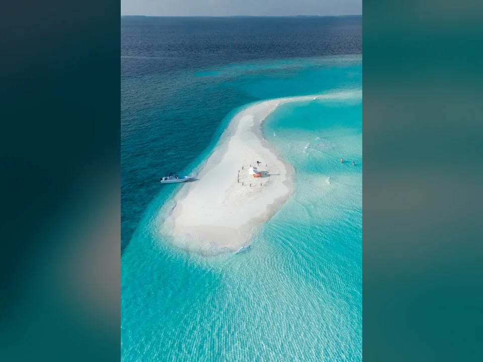 نزهة Castaway على الجزيرة الرملية