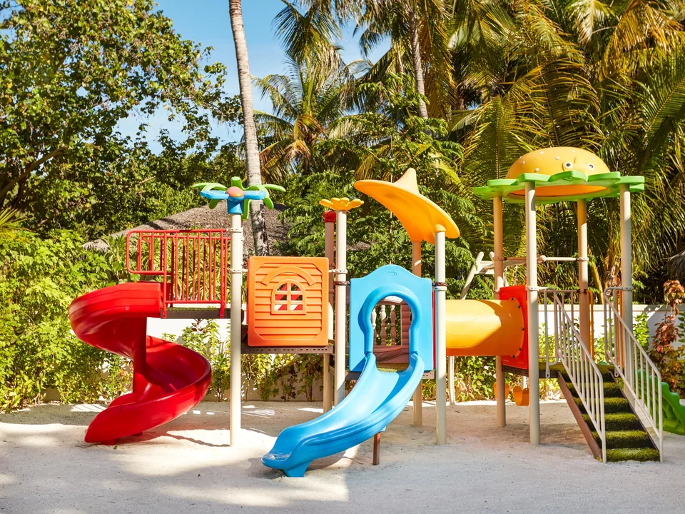 نادي الأطفال ومنطقة الألعاب المائية في Sun Siyam Olhuveli