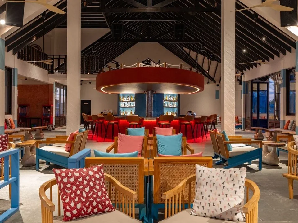 ردهة الاستقبال في Villa Nautica