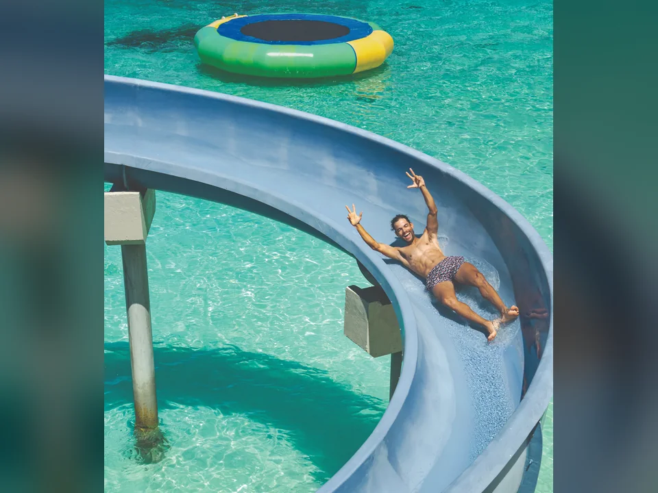 الزحليقة المائية في Villa Nautica